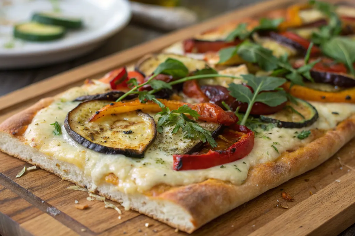Veggie Flatbread Recipe