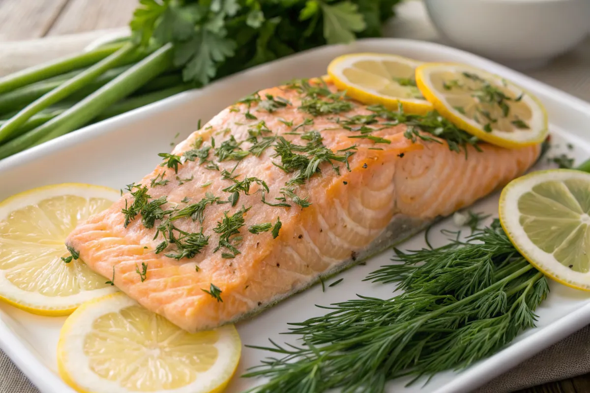 Baked Salmon with Dill and Lemon Recipe