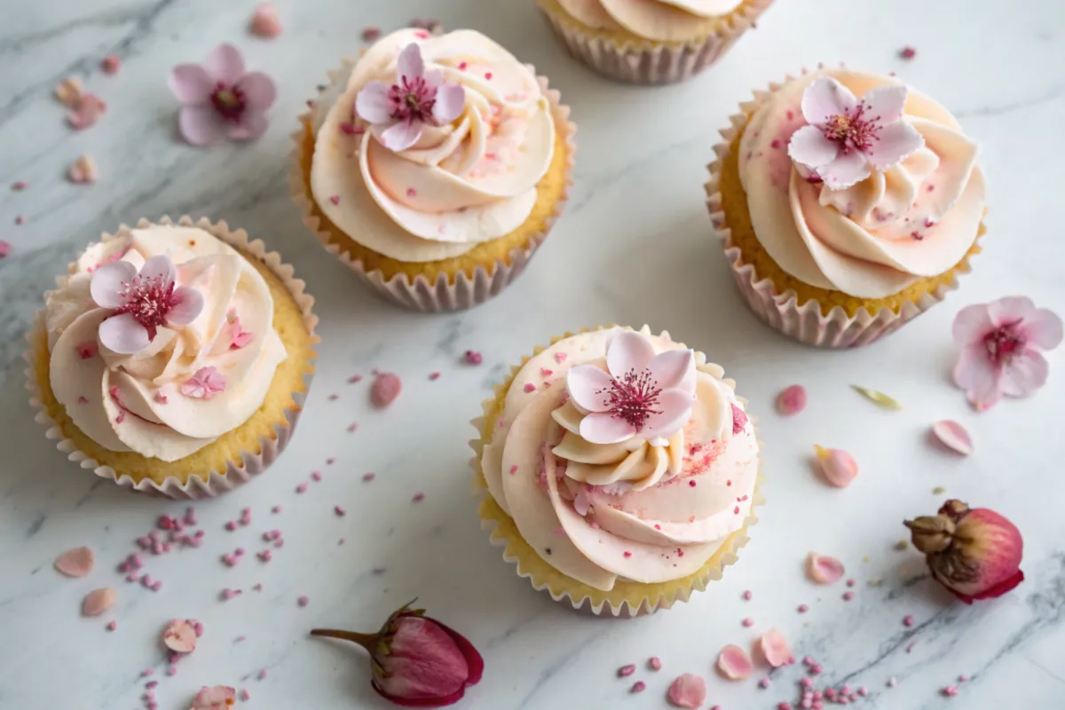 The Best Cherry Blossom Cupcakes Recipe: Soft, Floral, and Stunning for Spring