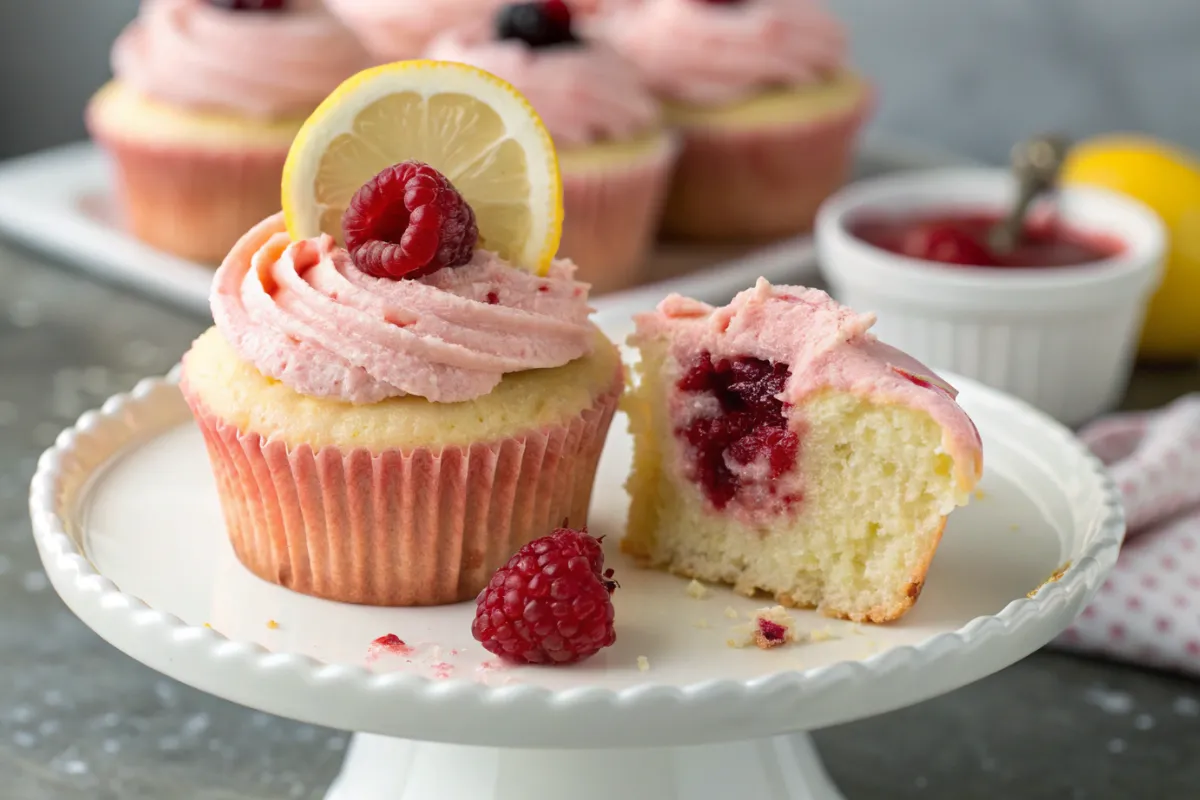 The Best Raspberry Lemon Cupcakes: Fluffy and Bursting with Flavor