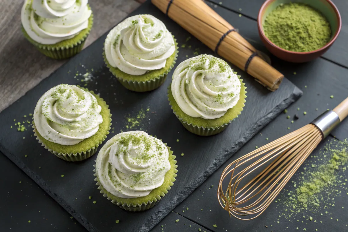 Matcha Green Tea Cupcakes Recipe