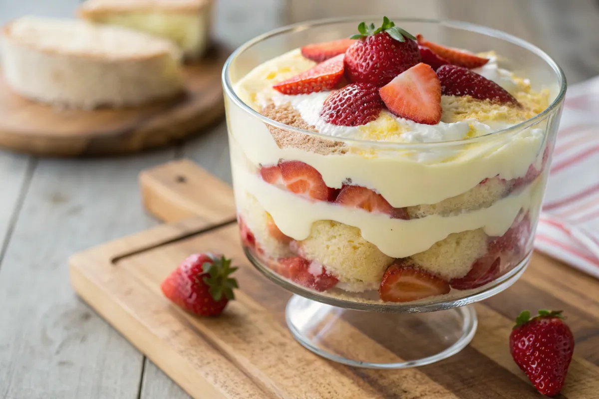 Strawberry Lemon Trifle Cups Recipe