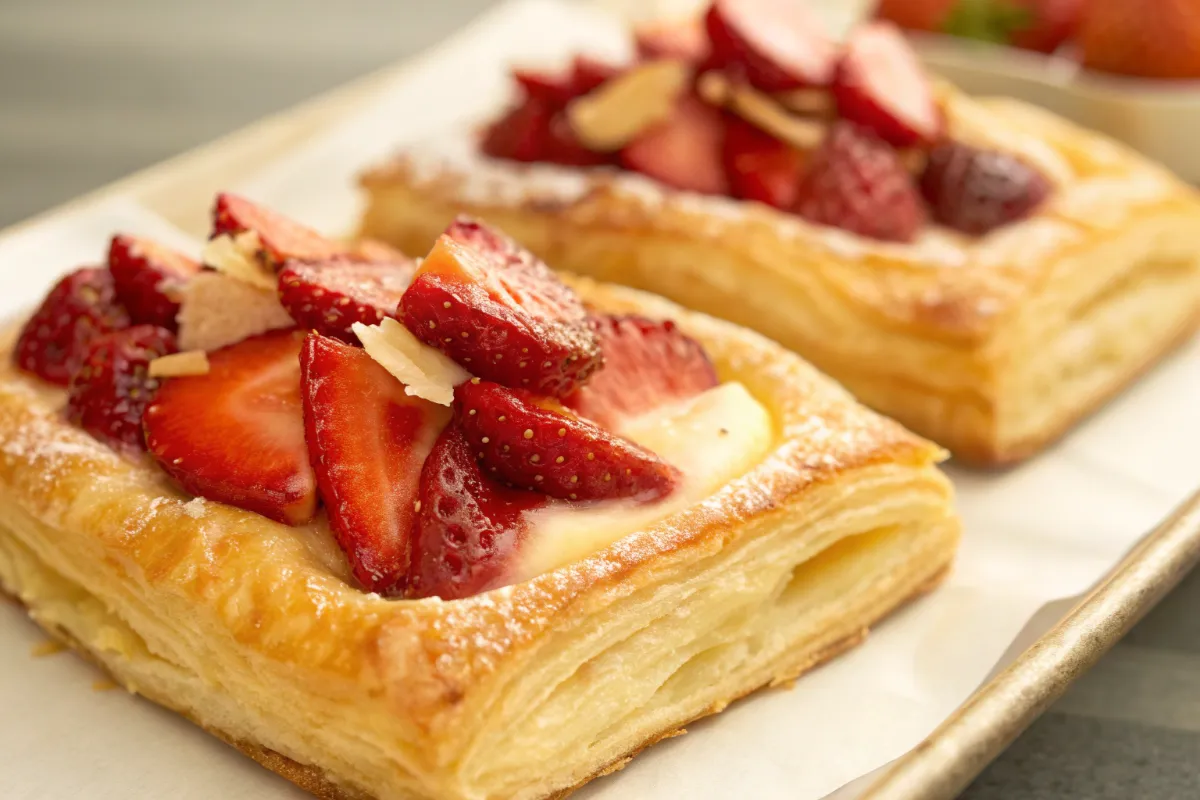 How to Master the Flakiest Strawberry Danish Puff Pastry