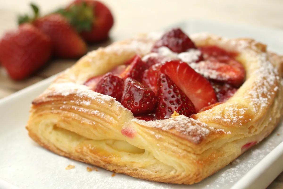 Strawberry Danish Puff Pastry Recipe