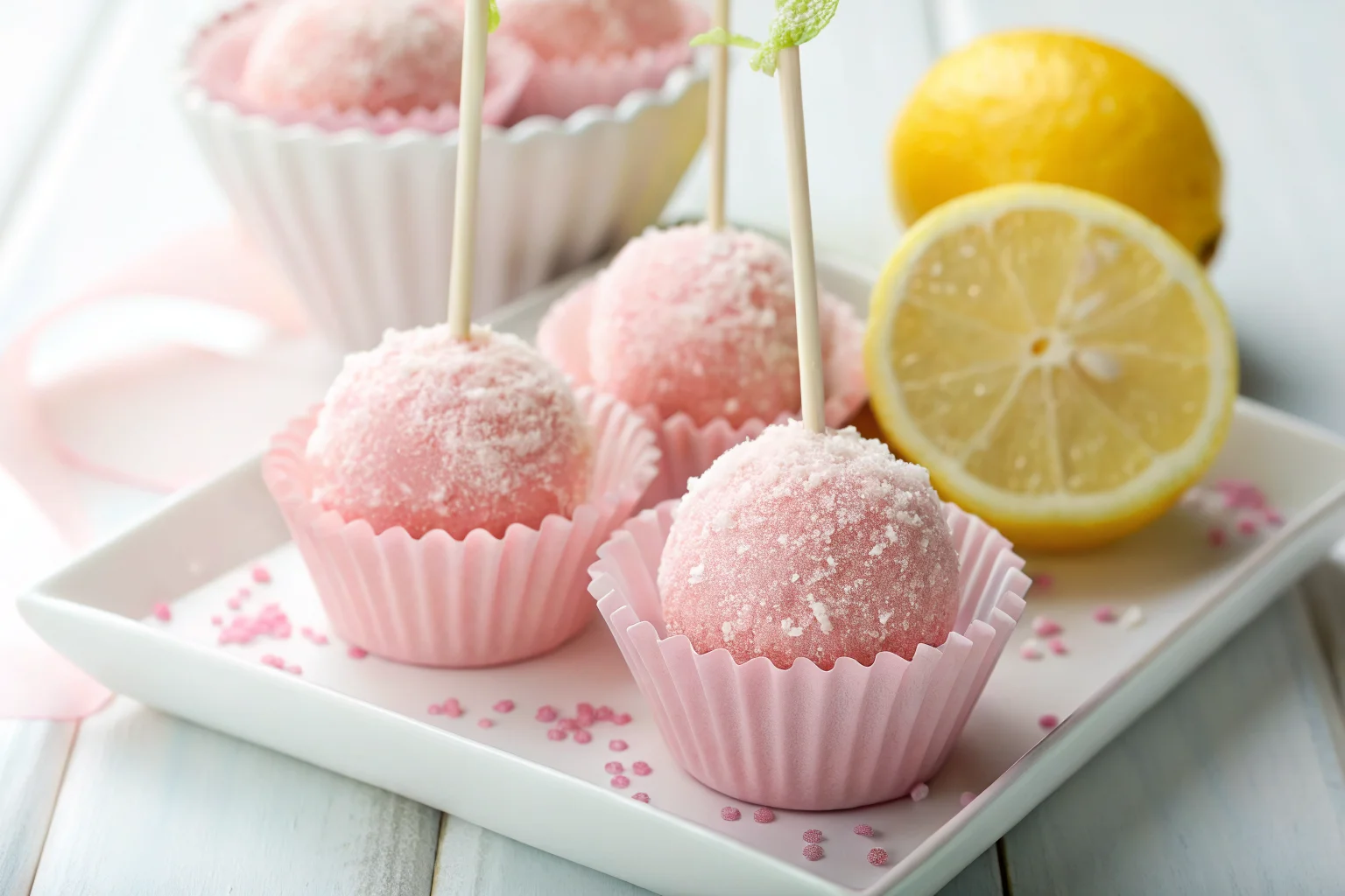 How to make Pink Lemonade Cake Pops