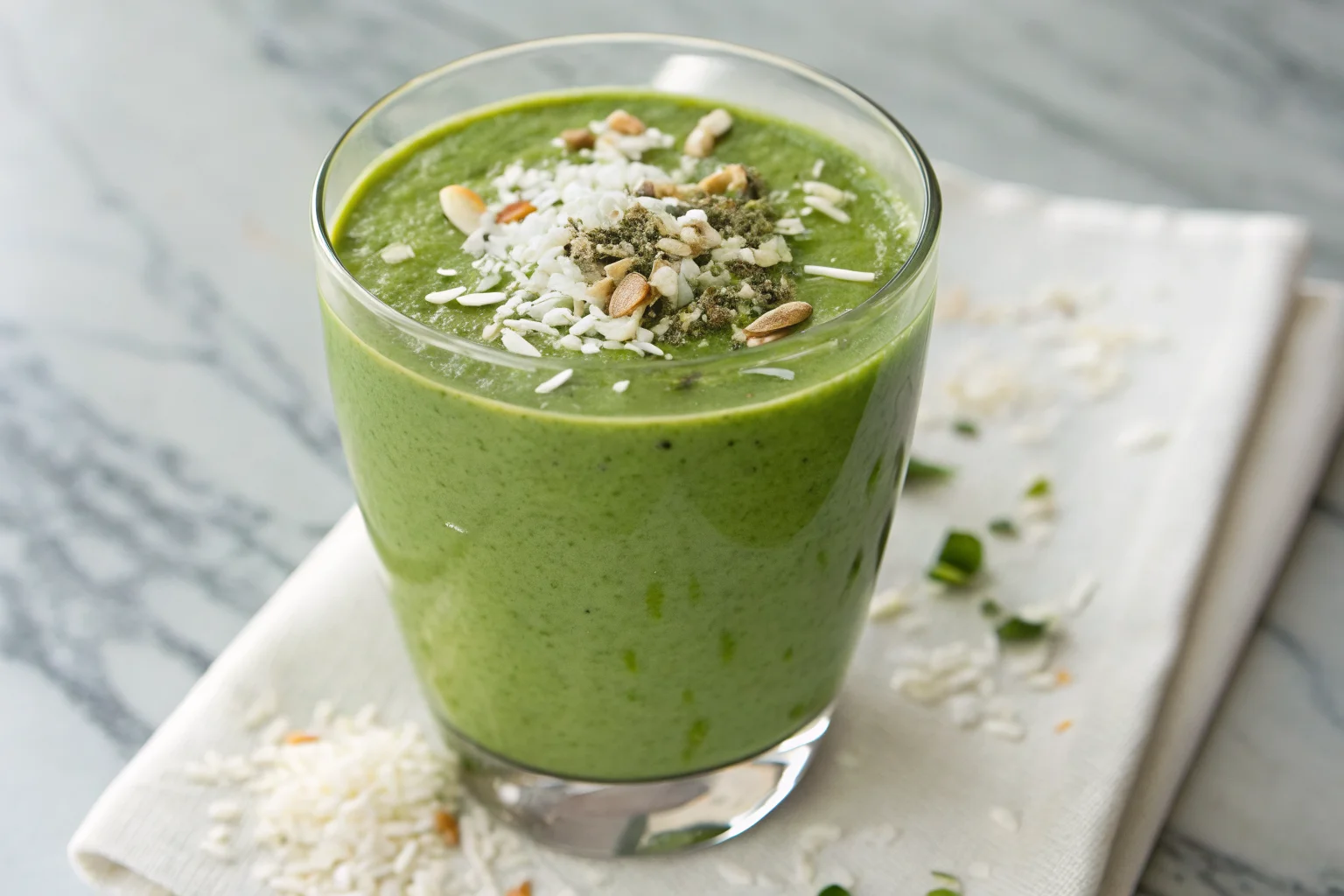 Coconut Water Green Detox Smoothie