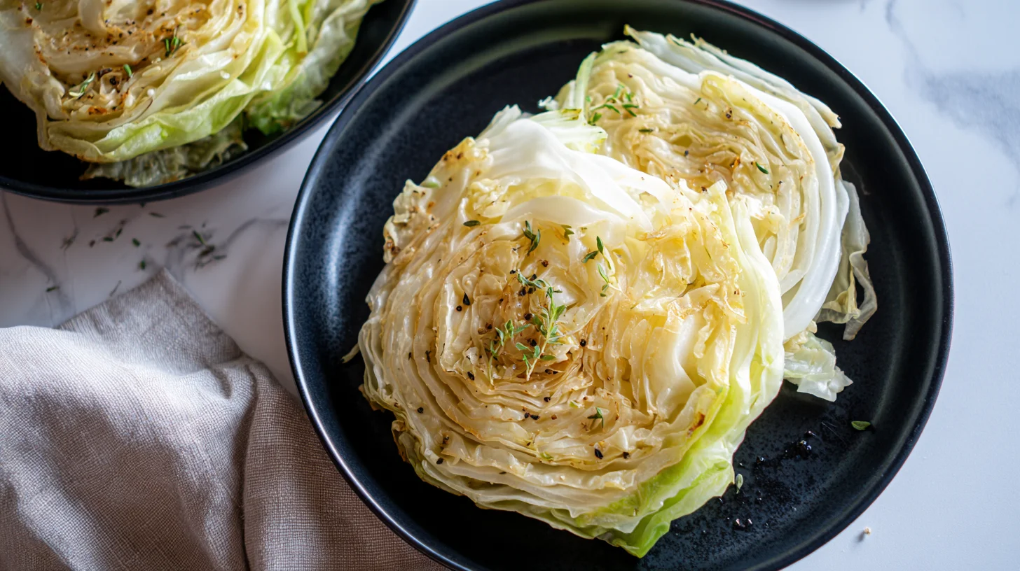 Fermented Cabbage Steak (Air Fryer) Easy, Tangy, and Delicious