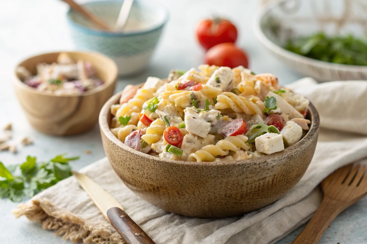 How to Make Smoky Ranch Pasta Salad