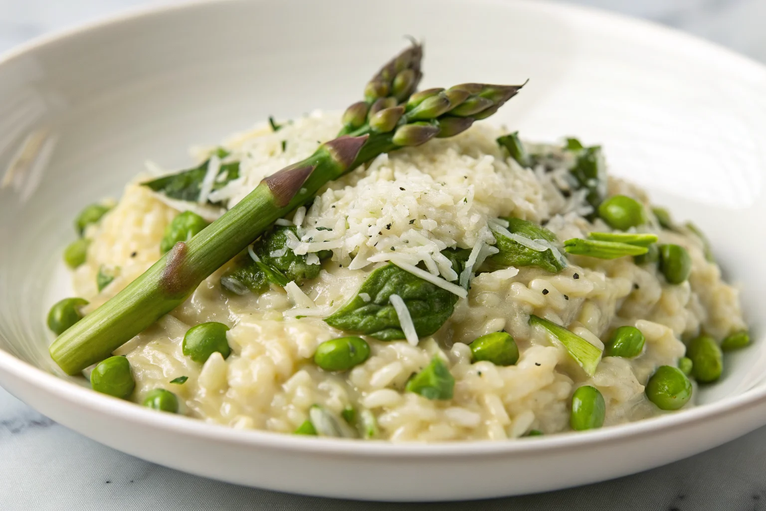 Spring Vegetable Risotto with Parmesan: Easy and Creamy Comfort