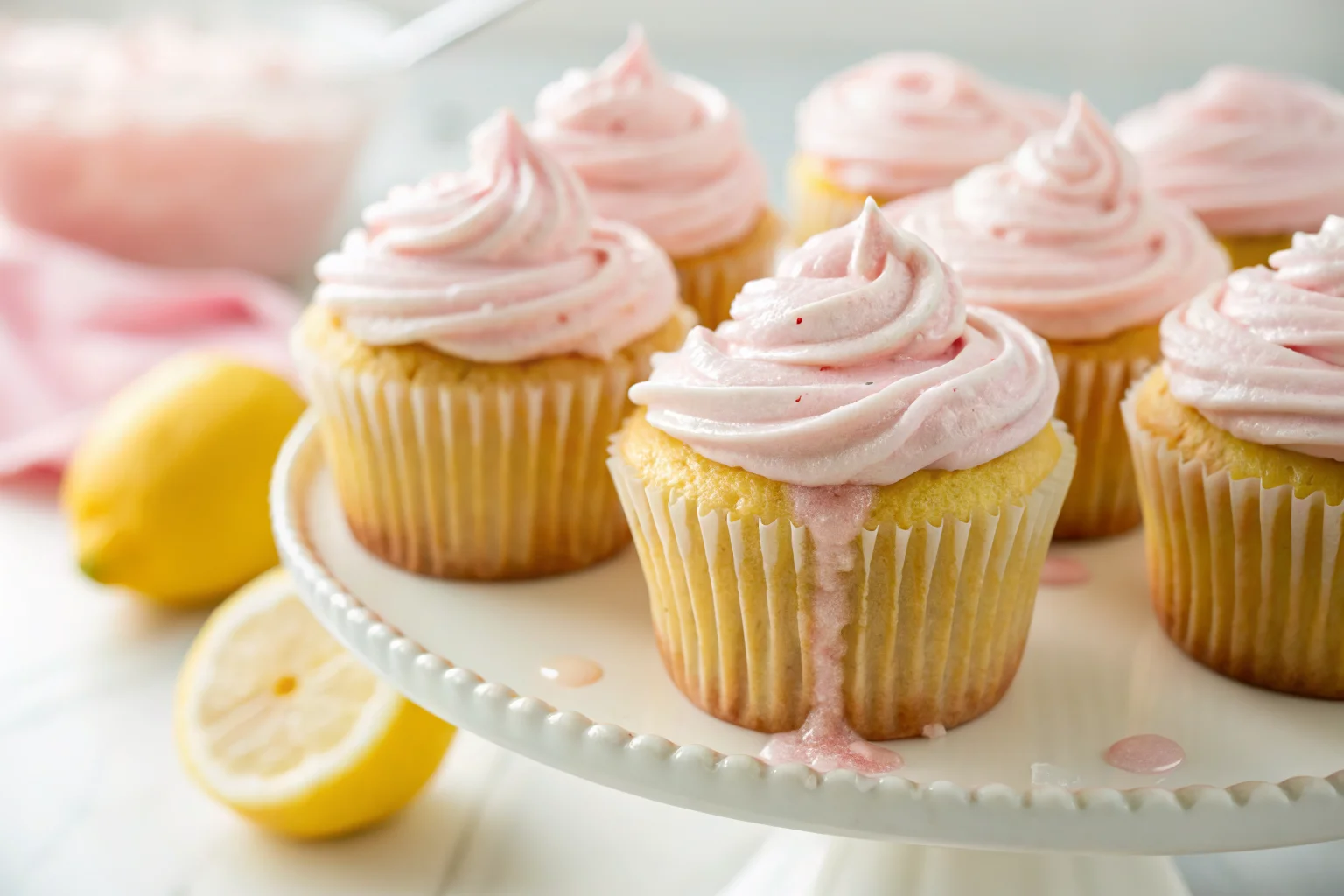 Pink Lemonade Cupcakes