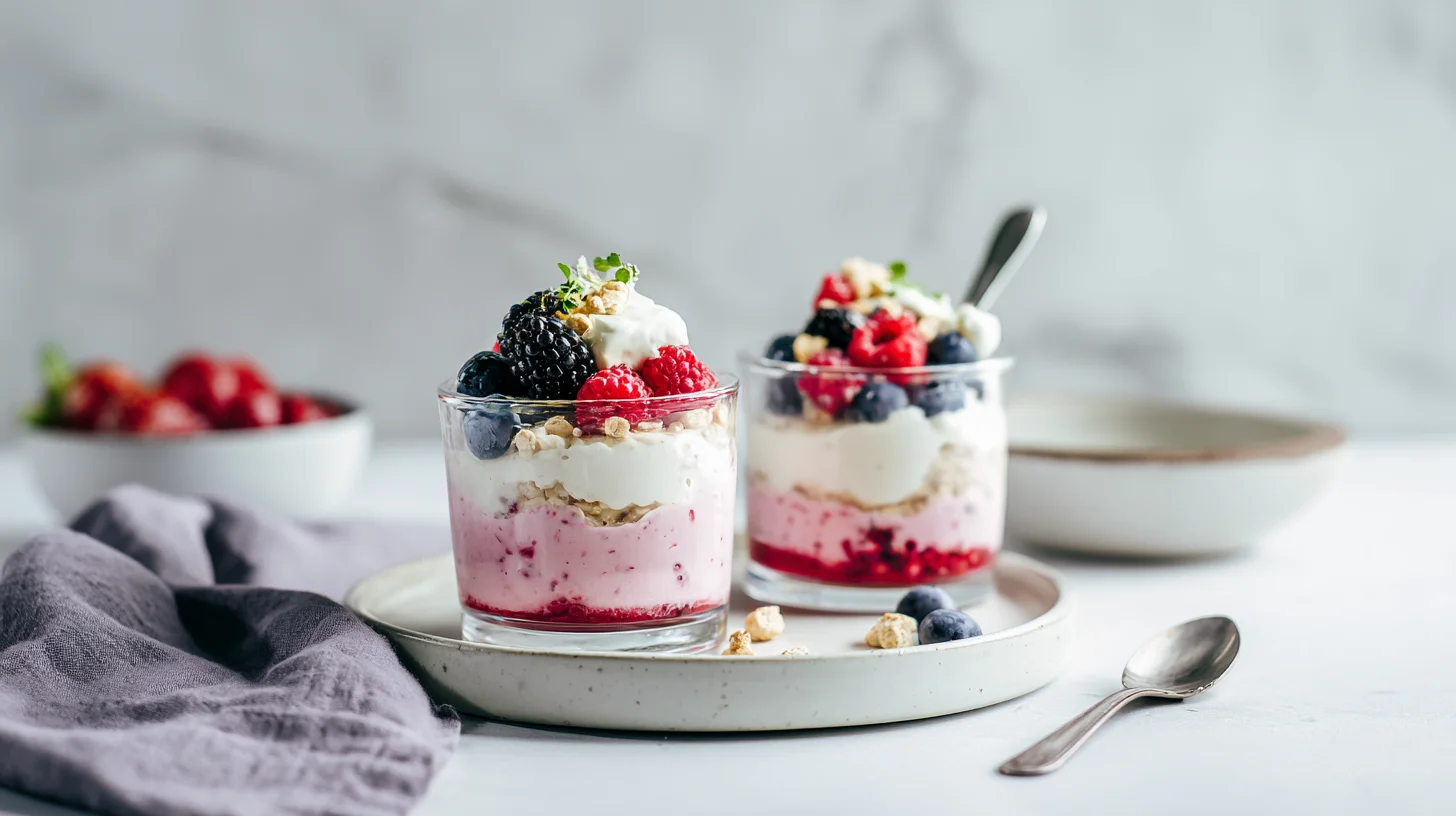 Kefir Overnight Oats with Berries: Easy Probiotic Breakfast