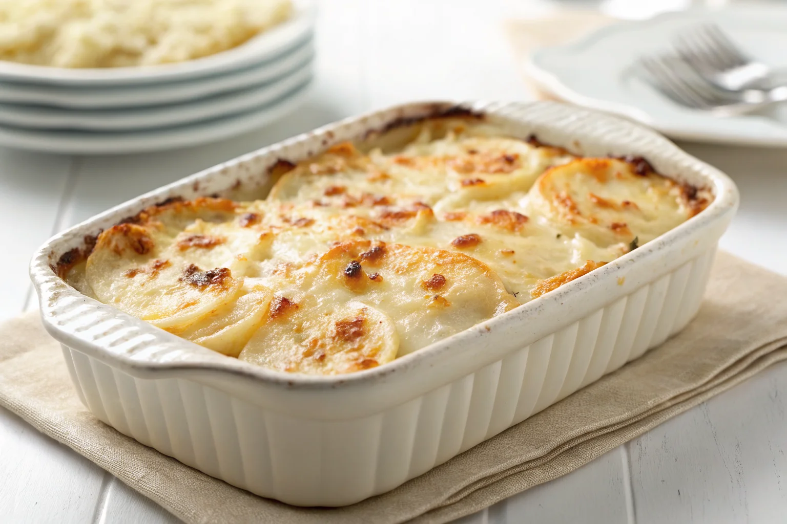 Creamy Scalloped Potatoes au Gratin for a Satisfying Lunch