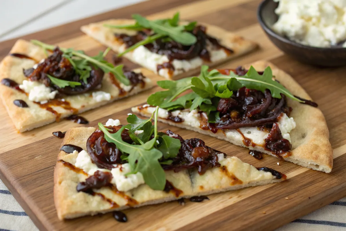 Caramelized Onion & Lentil Flatbread: Simple Protein Packed Lunch