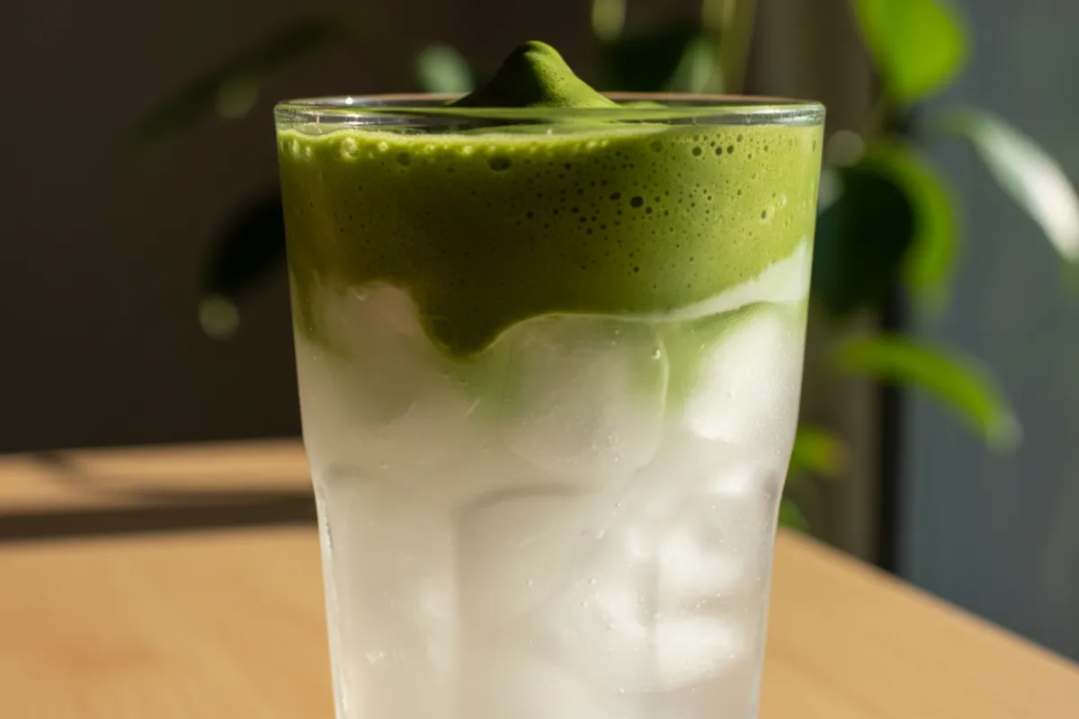Viral Coconut Matcha Cloud: A Layered Drink in Minutes