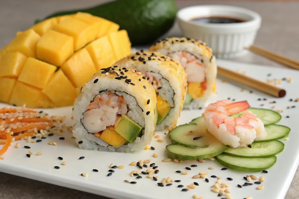 How to Make Fresh Mango Shrimp Roll Recipe