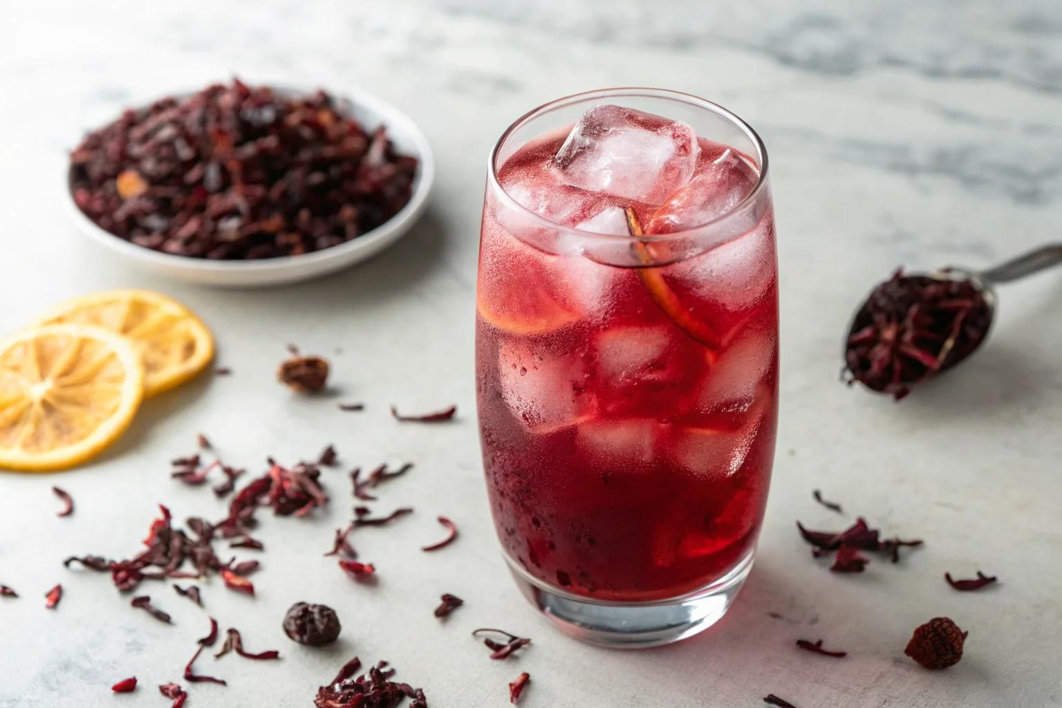 Hibiscus Iced Tea: Refreshing and Naturally Caffeine Free