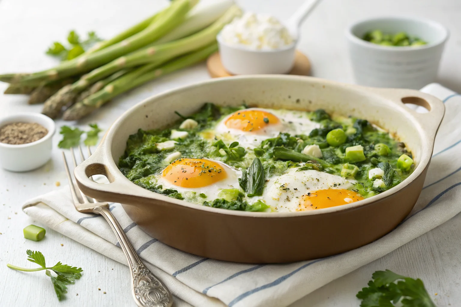 Spring Green Shakshuka