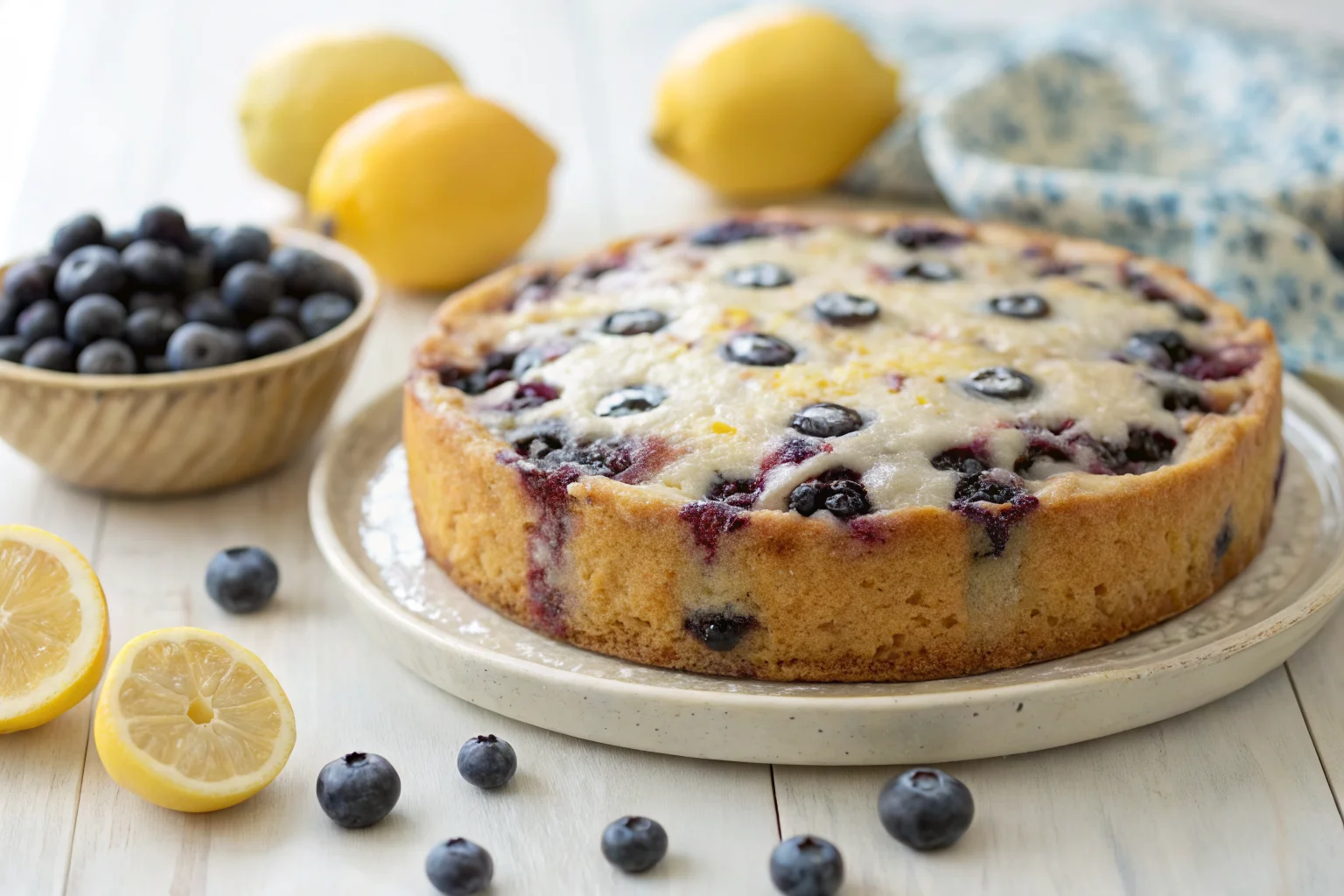 Blueberry Lemon Drizzle Teacake: A Perfect and Easy Afternoon Treat