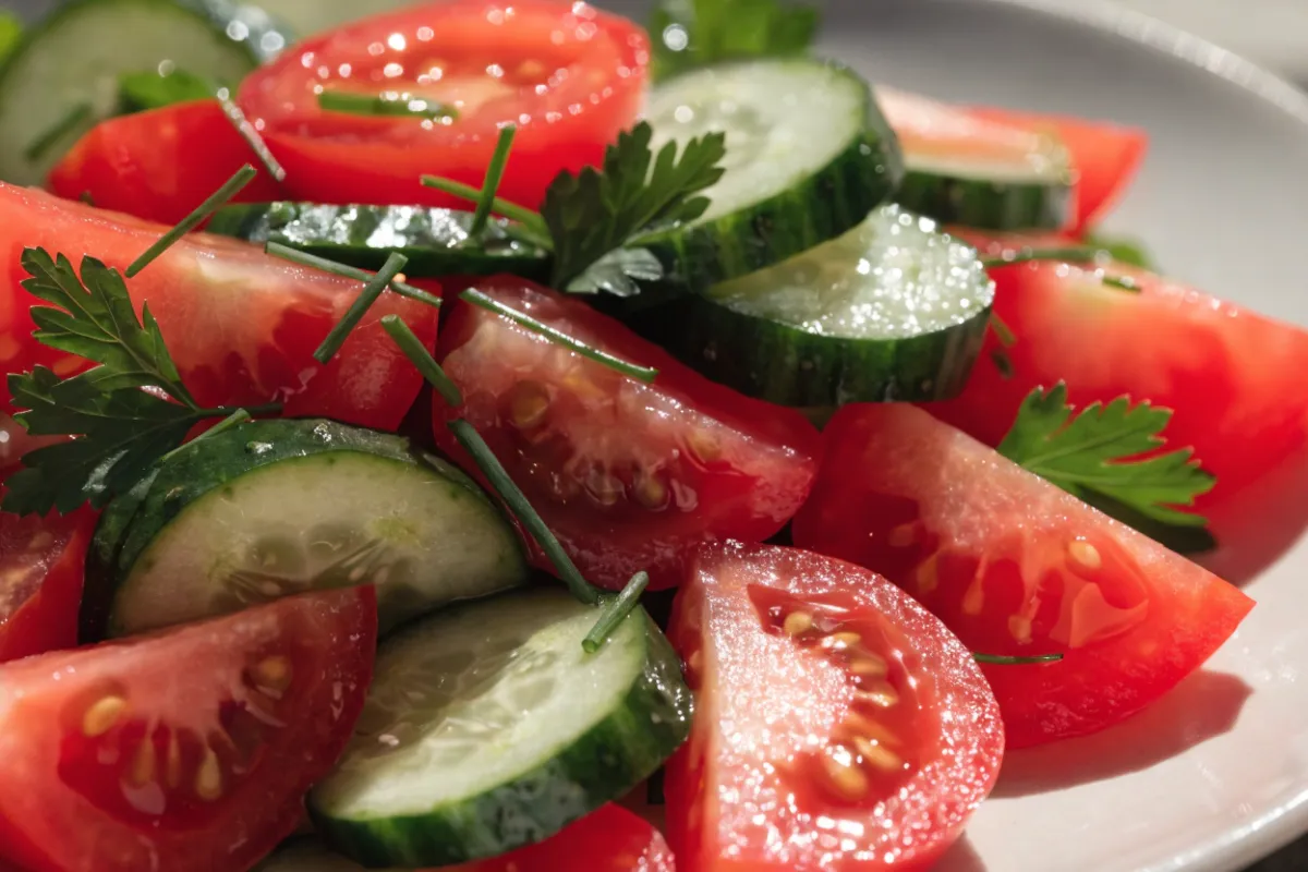 Tomato cucumber salad recipe