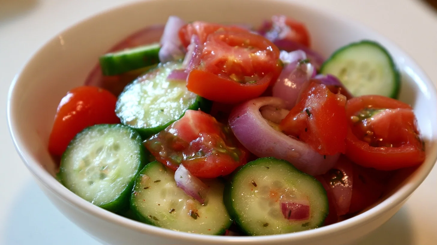 Cucumber Tomato Onion Salad: Fresh and Simple