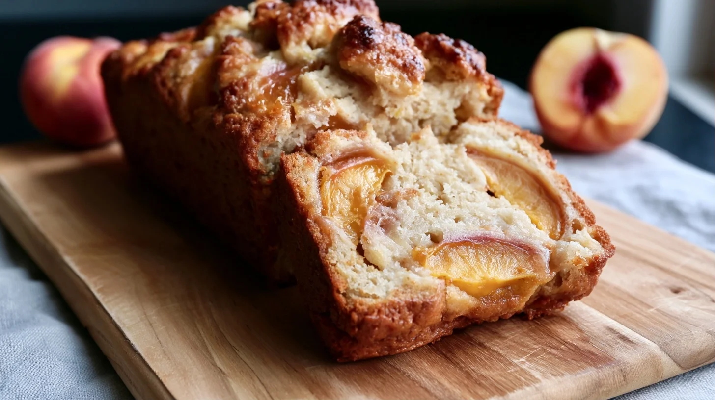 Peach Bread Recipe with Roasted Fruit for Maximum Flavor