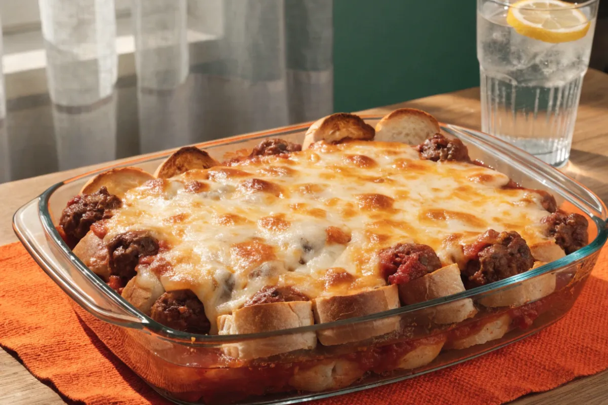 Meatball Sub Casserole: Easy Weeknight Dinner