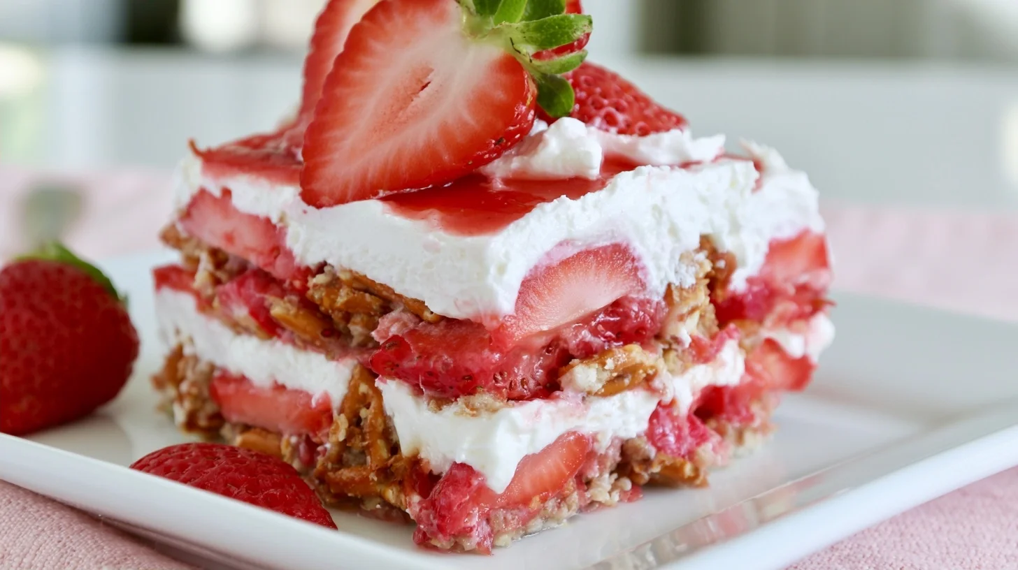 Strawberry Pretzel Salad