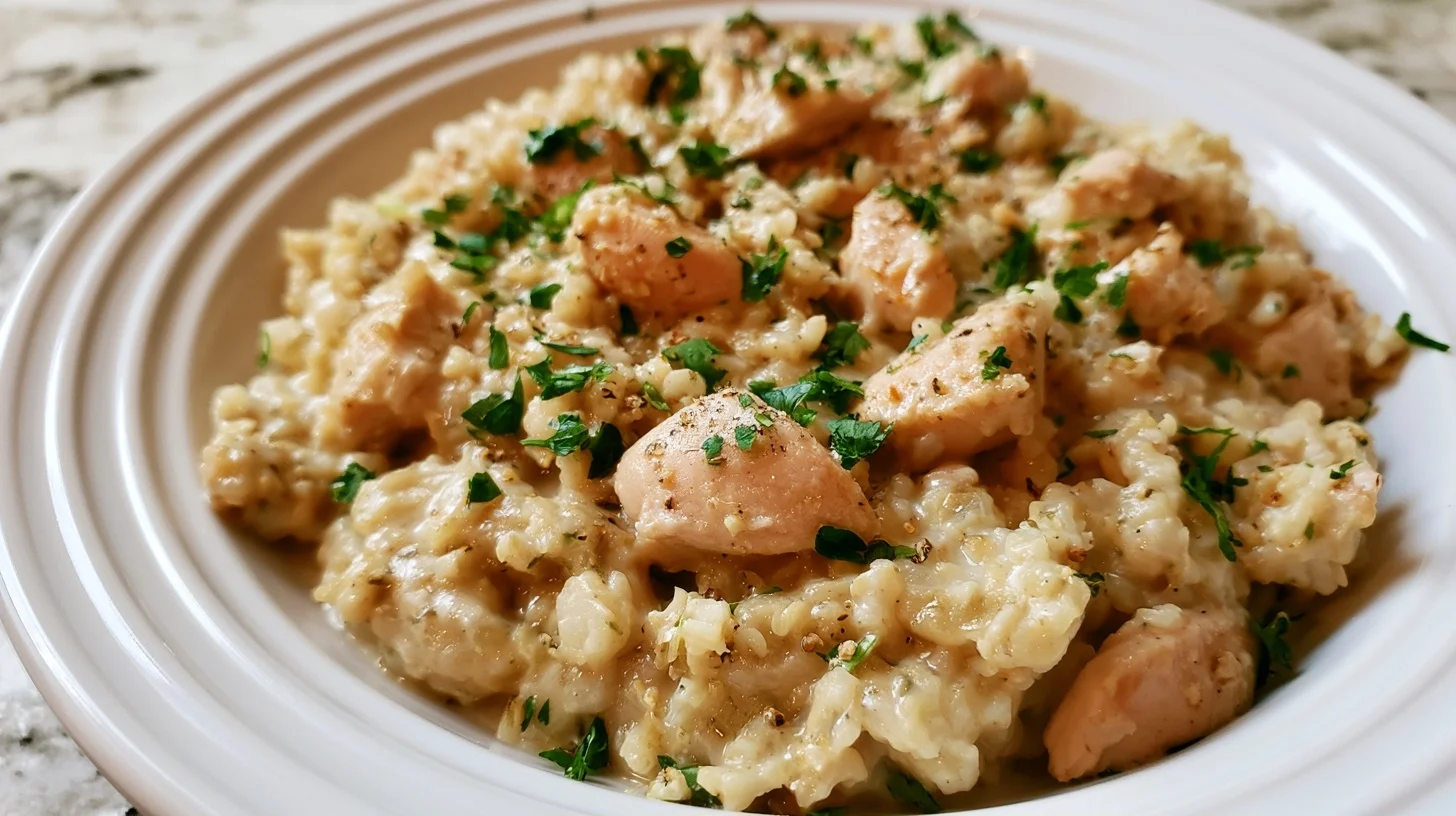 Creamy Chicken Rice Skillet