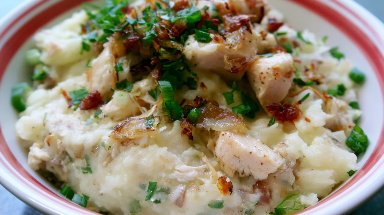 Chicken Mashed Potato Bowl