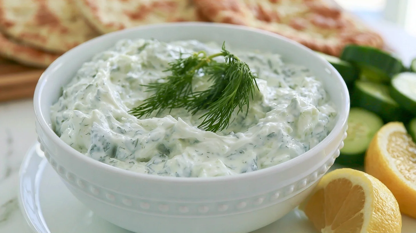 Authentic Tzatziki Sauce Recipe with Creamy Greek Yogurt