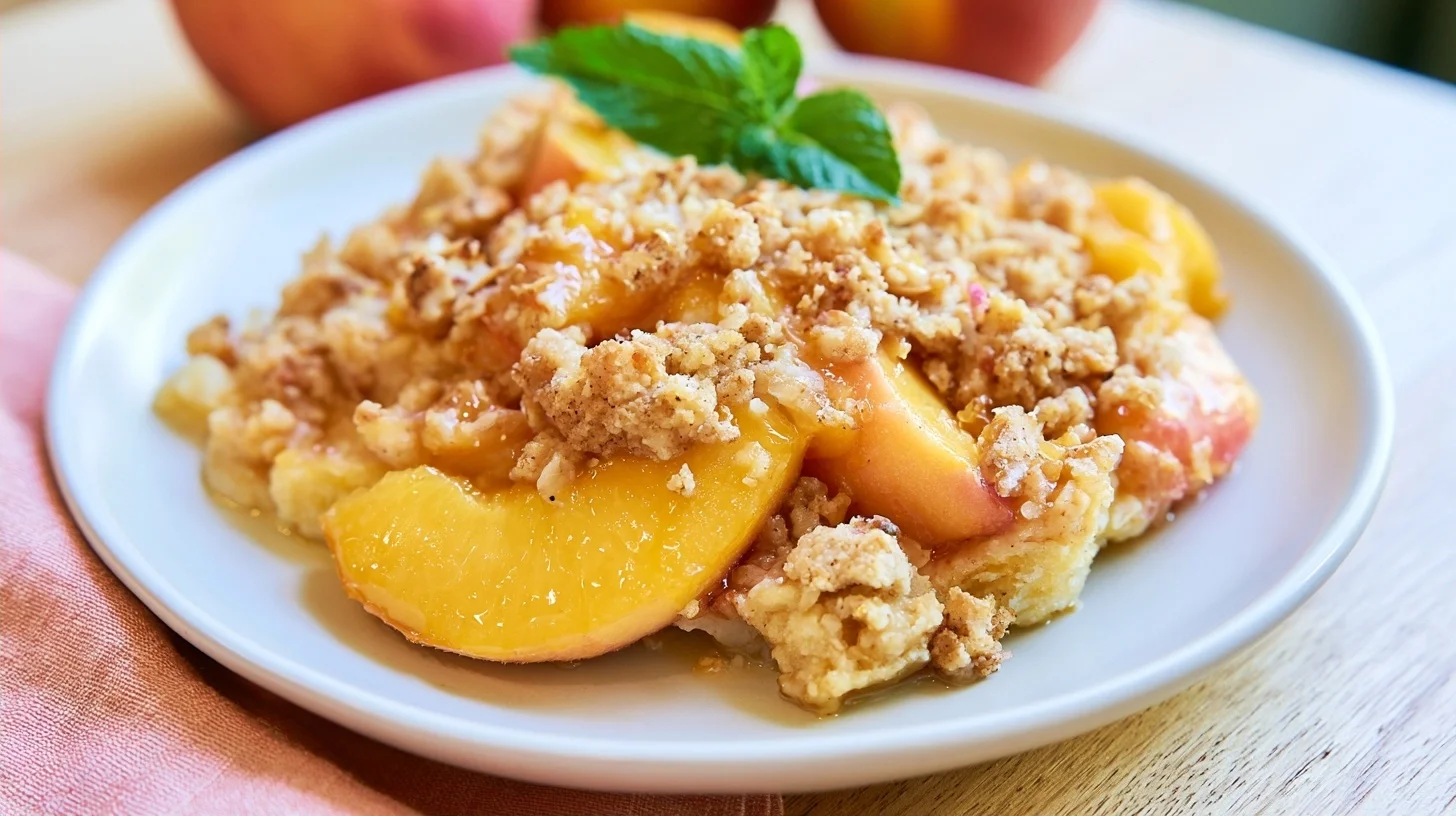 Peach Crumble