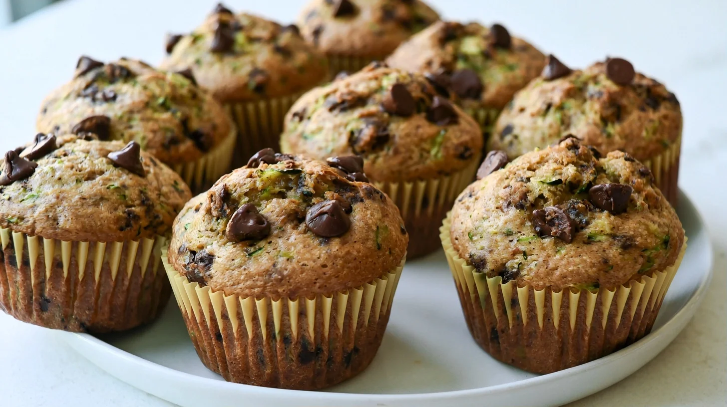 Easy Chocolate Chip Zucchini Muffins That Stay Moist for Days