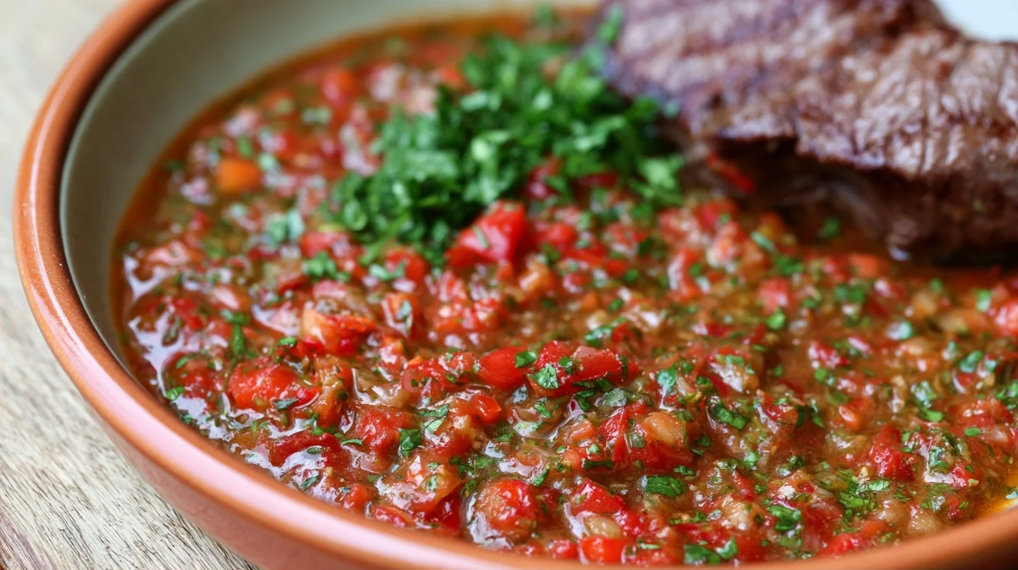 Red Chimichurri Sauce
