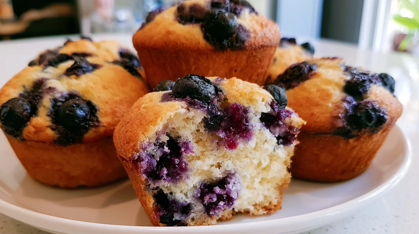 Bakery-Style Blueberry Muffins