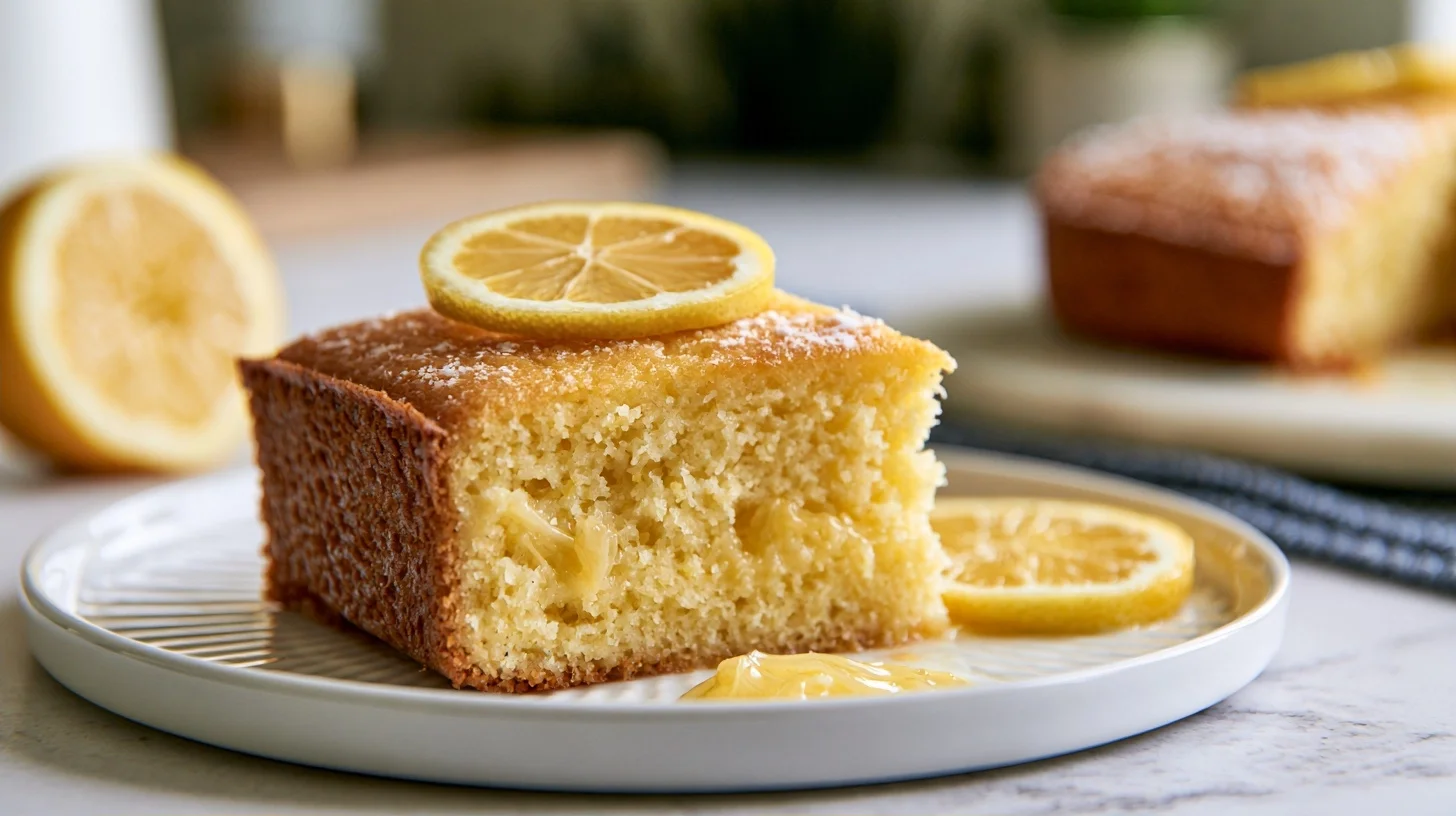 Lemon Cake with Cream Cheese Frosting