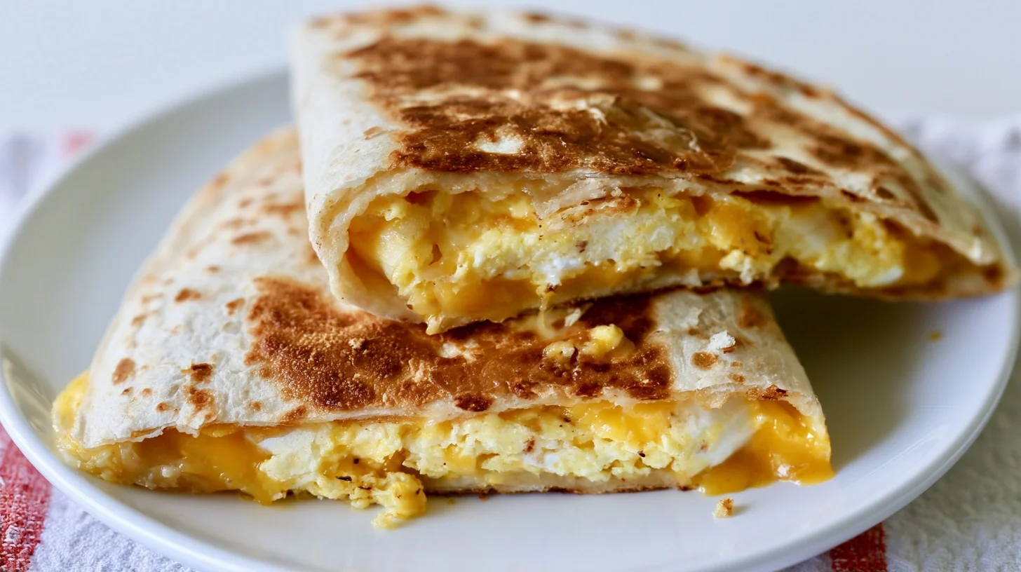 Egg and Cheese Breakfast Quesadillas
