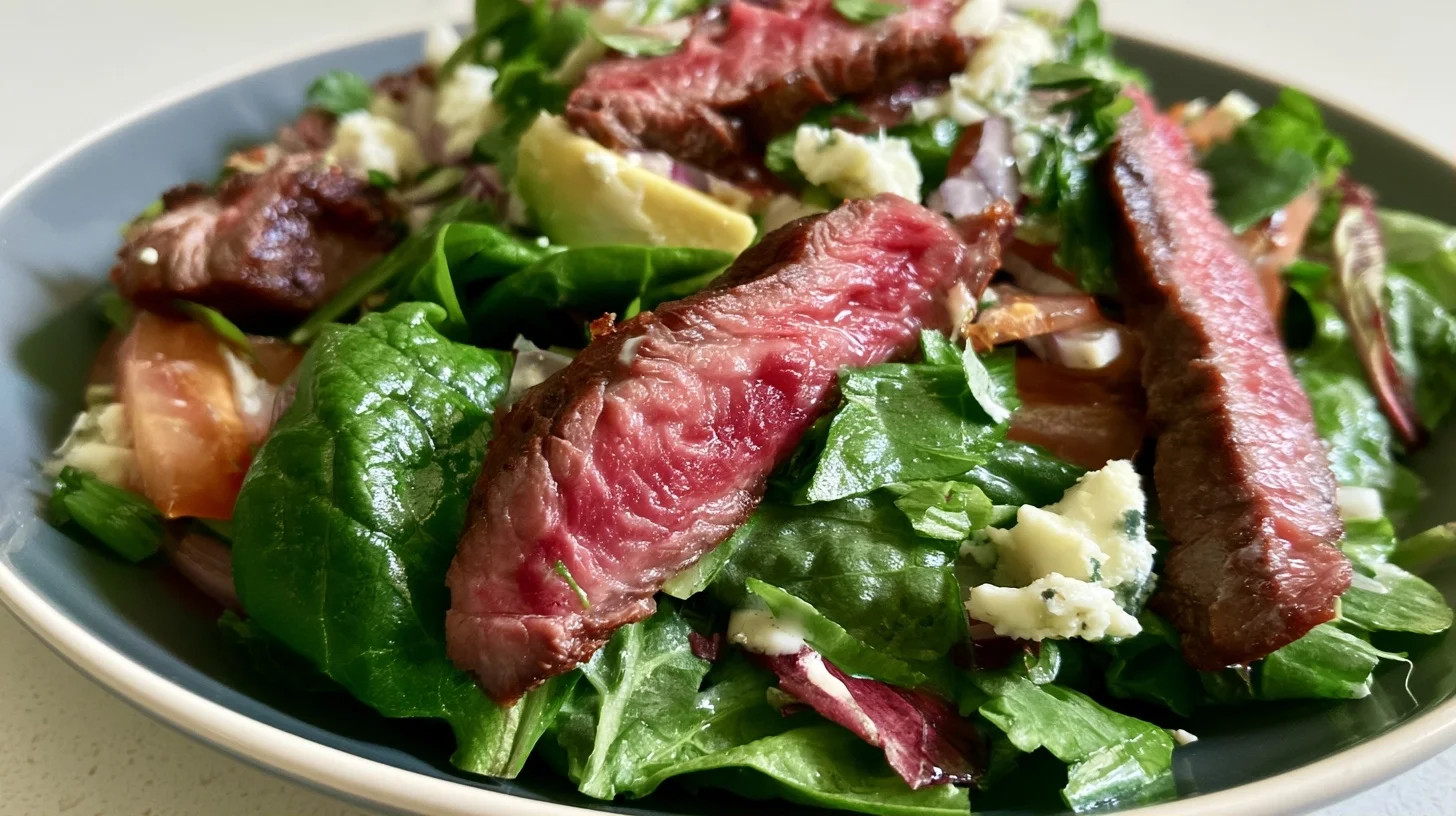 Steak Salad Recipe with Balsamic Vinaigrette (Ready in 25 Minutes)