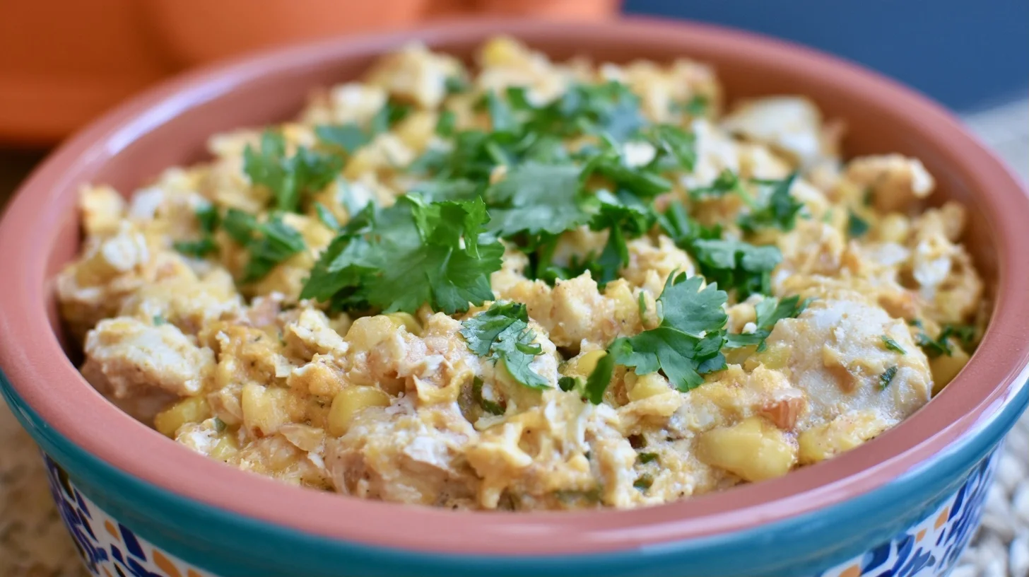 Street Corn Chicken Casserole With Roasted Corn and Cotija