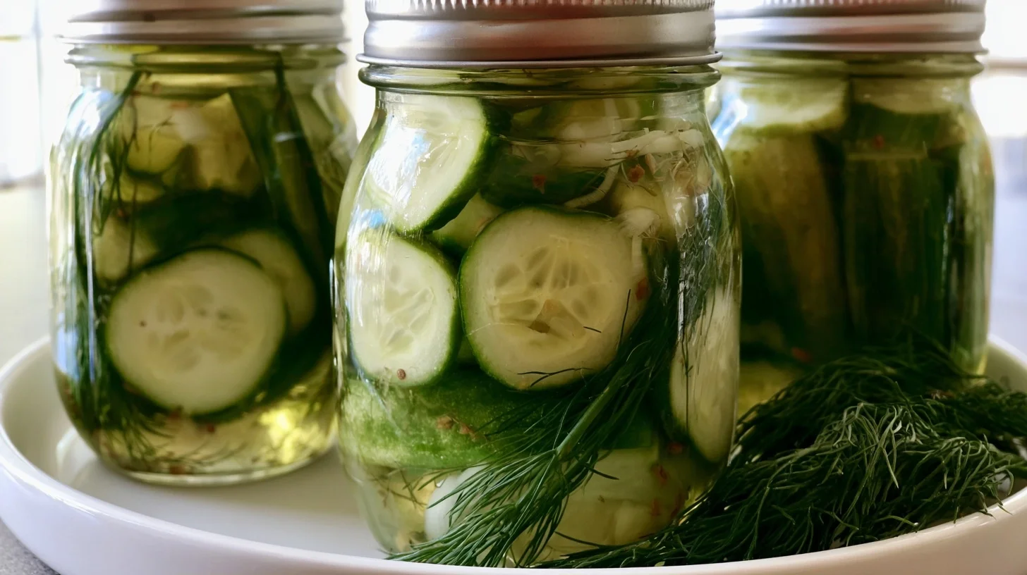 Crispy Homemade Dill Pickles