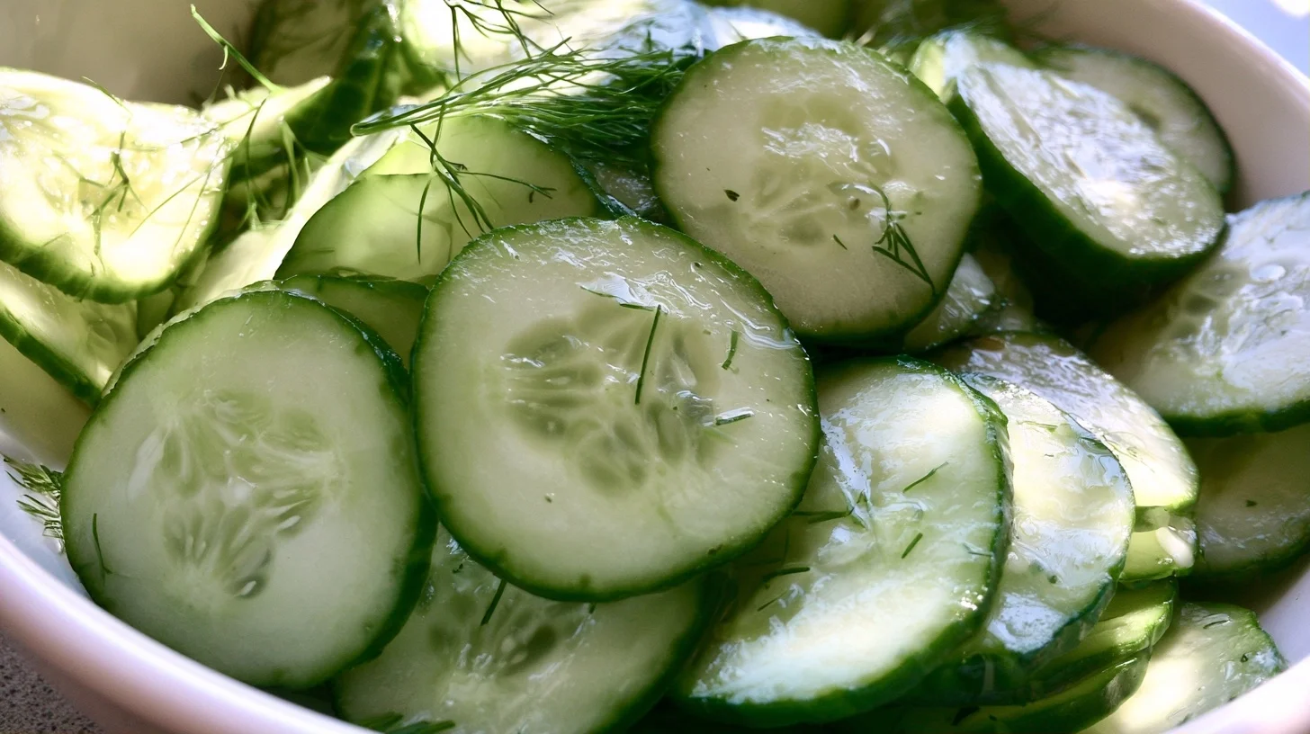 German Cucumber Salad Recipe (Gurkensalat): Easy and in just 20 Minutes