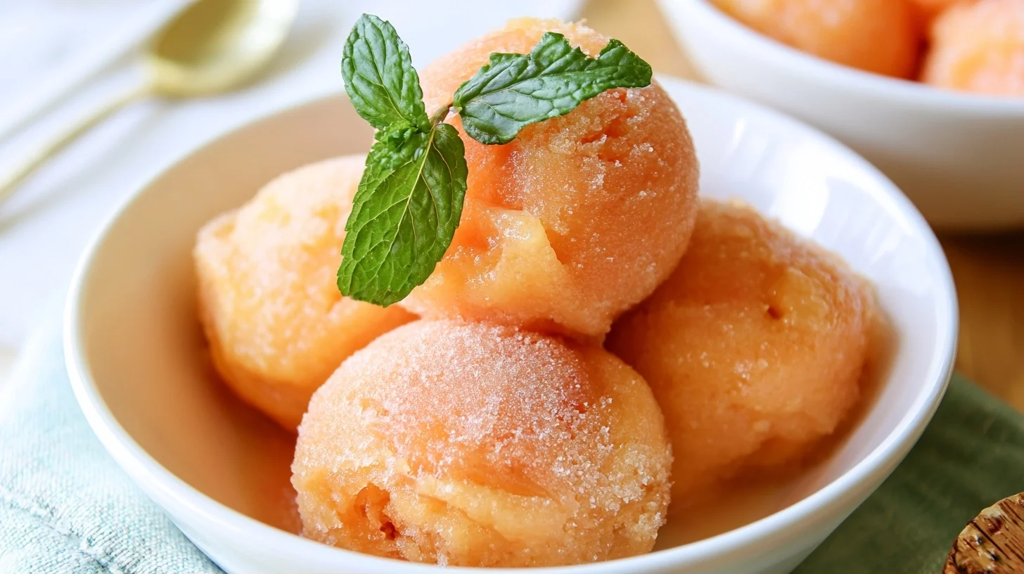 Peach Sorbet Recipe: Smooth, Refreshing, and Easy to Make