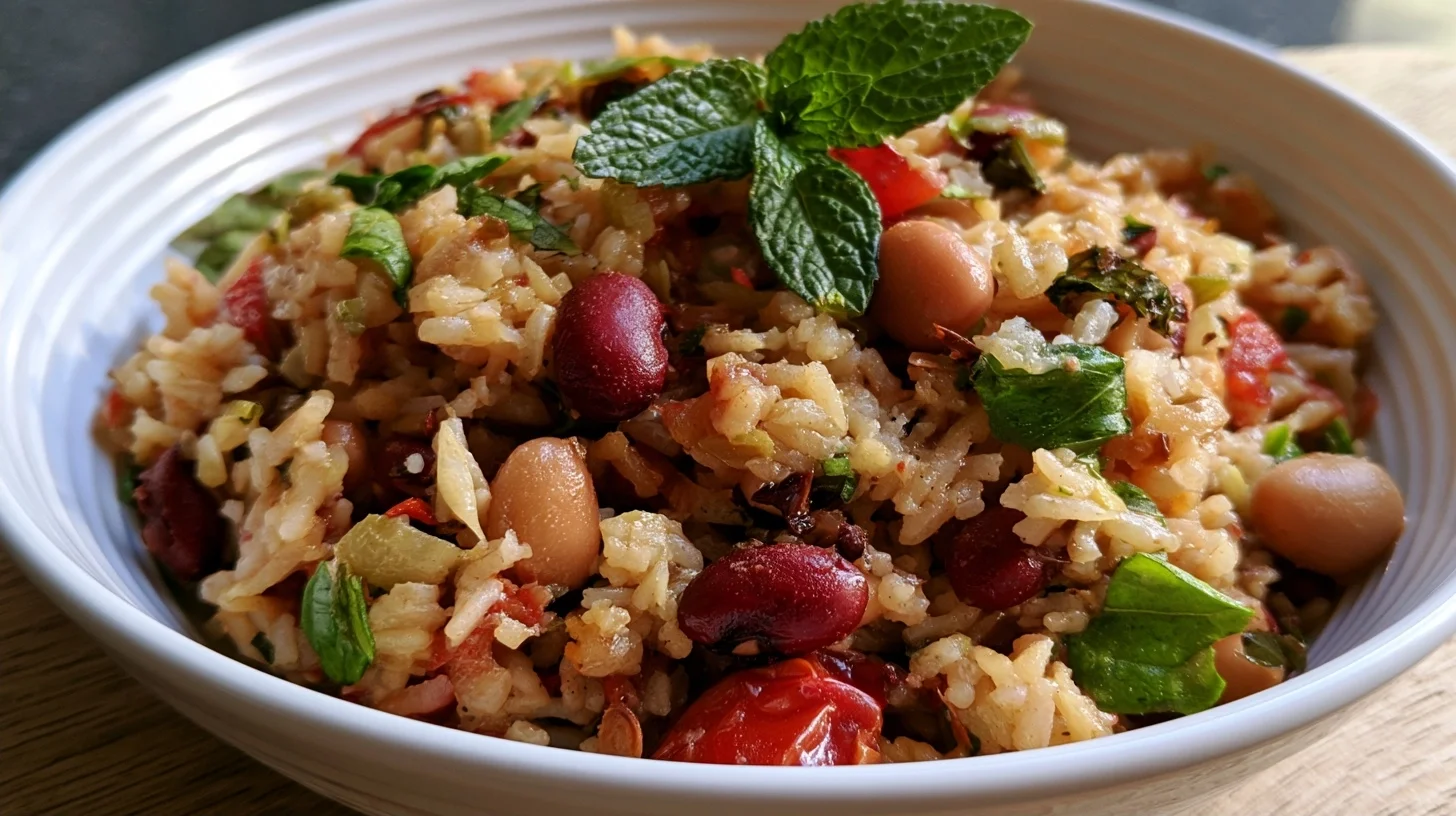 Mediterranean Rice and Beans