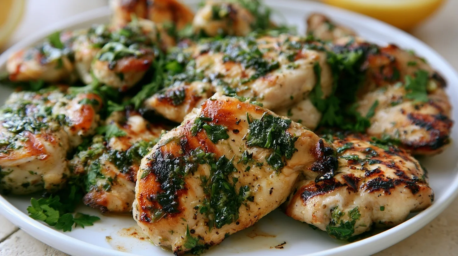 The Best Chimichurri Chicken Recipe with Double Sauce Technique