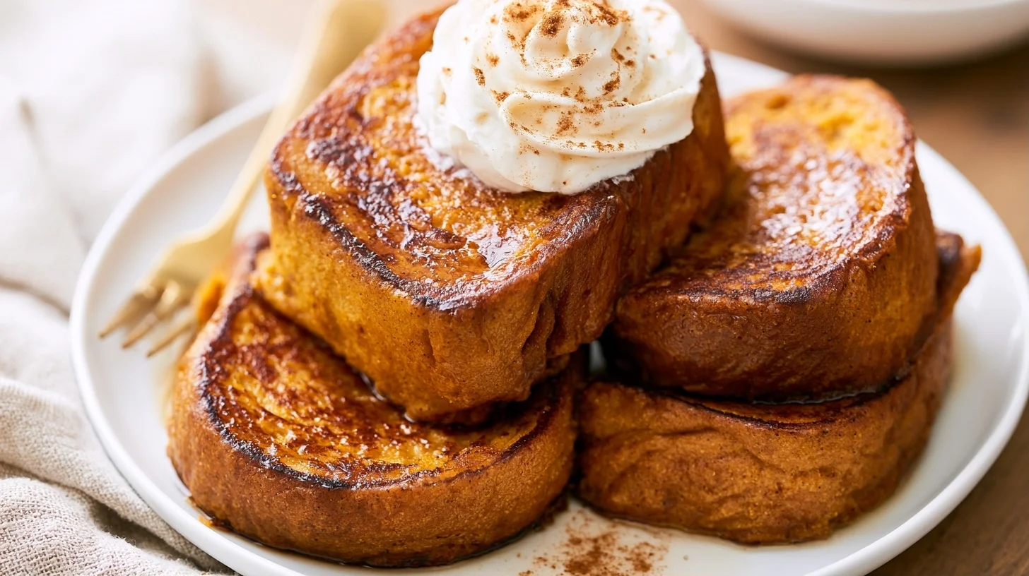 The Best Pumpkin French Toast Recipe with Perfect Custardy Texture