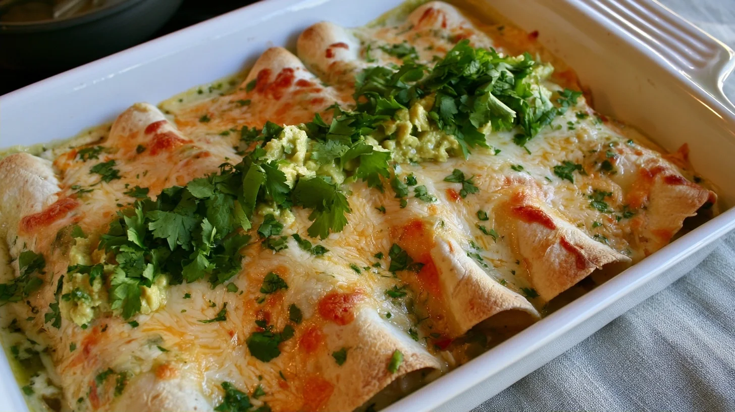 Hatch Chili Chicken Enchiladas