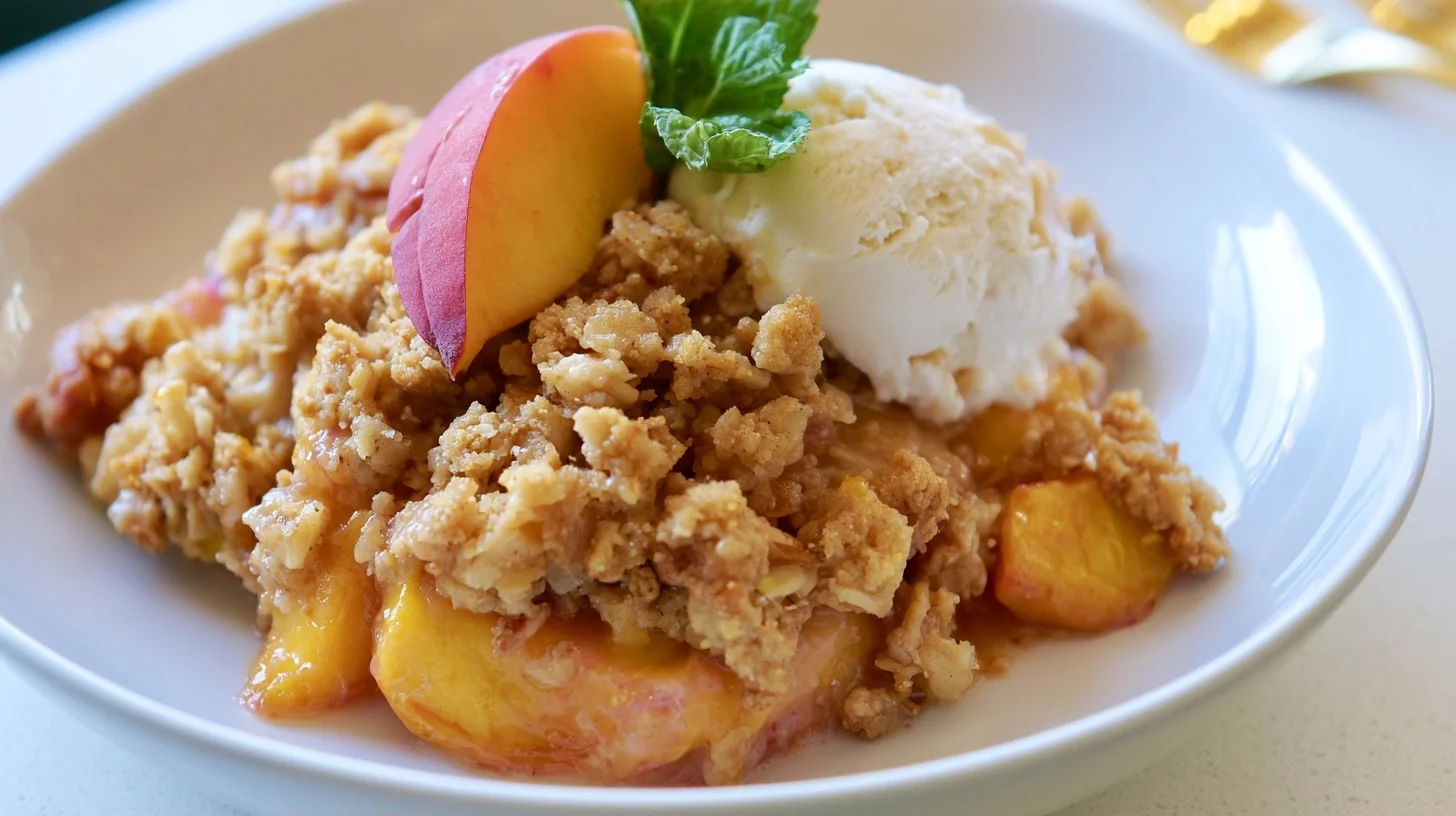 Peach Crisp With Fresh Peaches: The Ultimate Summer Dessert
