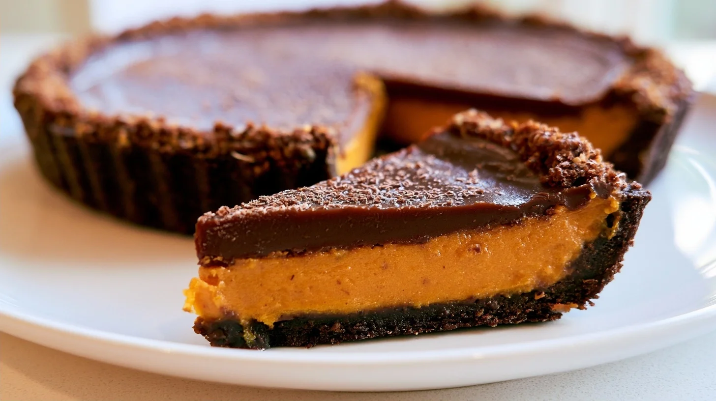 Chocolate Pumpkin Tart