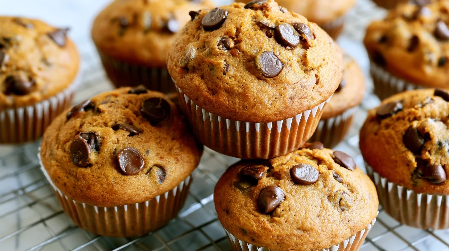 Pumpkin Chocolate Chip Muffins