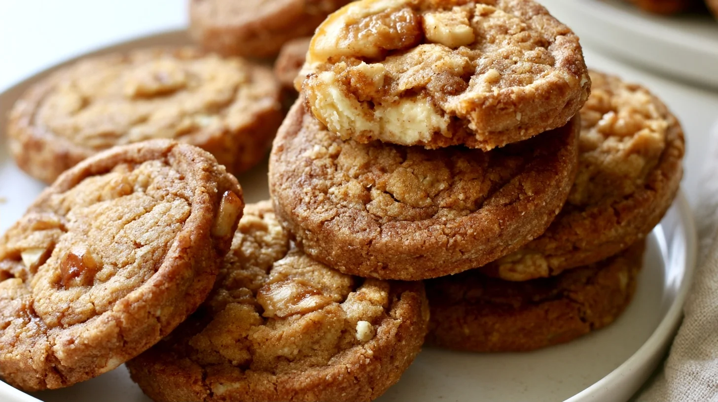Apple Cider Cheesecake Cookies