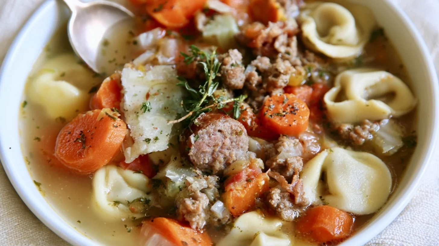 Autumn Tortellini Soup with Sausage: A Cozy and Easy Fall Dinner